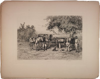 An Army Forge, 1876 by Edwin Austin Forbes